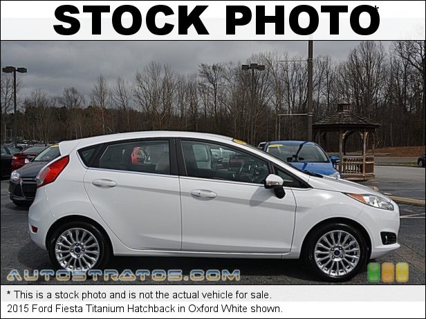 Stock photo for this 2015 Ford Fiesta Titanium Hatchback 1.6 Liter DOHC 16-Valve Ti-VCT 4 Cylinder 5 Speed Manual
