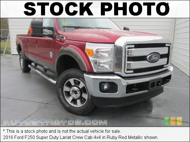 Stock photo for this 2016 Ford F250 Super Duty Lariat Crew Cab 4x4 6.7 Liter Power Stroke OHV 32-Valve Turbo-Diesel V8 6 Speed SelectShift Automatic