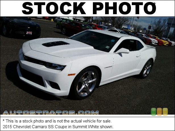 Stock photo for this 2015 Chevrolet Camaro SS Coupe 6.2 Liter OHV 16-Valve V8 6 Speed Automatic