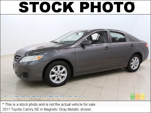 Stock photo for this 2011 Toyota Camry  2.5 Liter DOHC 16-Valve Dual VVT-i 4 Cylinder 6 Speed ECT-i Automatic