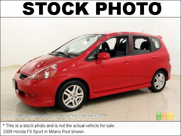 Stock photo for this 2008 Honda Fit Sport 1.5 Liter SOHC 16-Valve VTEC 4 Cylinder 5 Speed Automatic