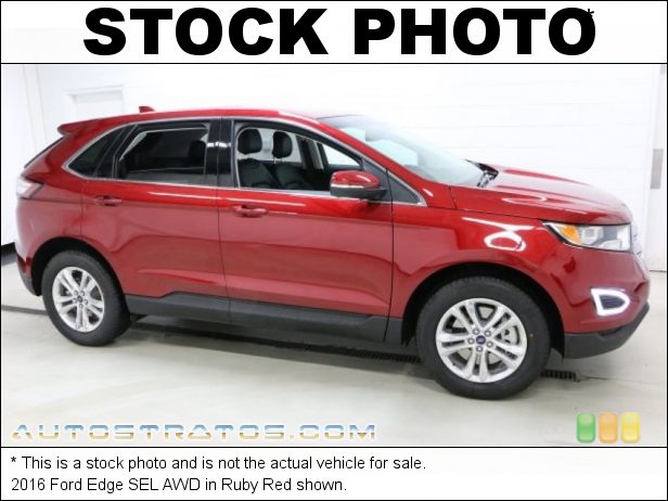 Stock photo for this 2016 Ford Edge SEL AWD 3.5 Liter DOHC 24-Valve Ti-VCT V6 6 Speed SelectShift Automatic