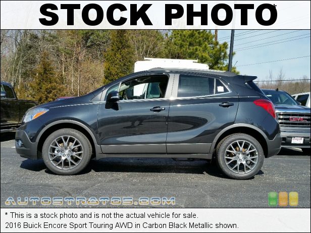 Stock photo for this 2016 Buick Encore Sport Touring AWD 1.4 Liter Turbocharged DOHC 16-Valve VVT 4 Cylinder 6 Speed Automatic