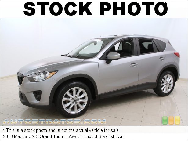 Stock photo for this 2013 Mazda CX-5 Grand Touring AWD 2.0 Liter DI SKYACTIV-G DOHC 16-Valve VVT 4 Cylinder 6 Speed SKYACTIV Automatic