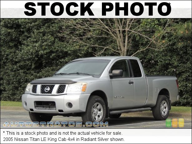 Stock photo for this 2005 Nissan Titan King Cab 4x4 5.6L DOHC 32V V8 5 Speed Automatic