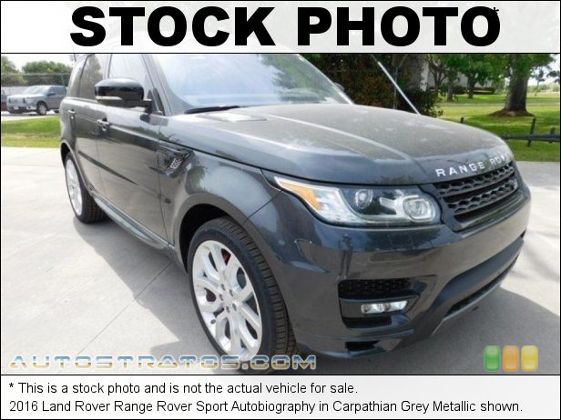 Stock photo for this 2016 Land Rover Range Rover Sport Autobiography 5.0 Liter Supercharged DOHC 32-Valve V8 8 Speed Automatic