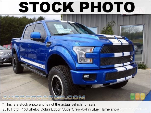 Stock photo for this 2016 Ford F150 SuperCrew 4x4 5.0 Liter DOHC 32-Valve Ti-VCT E85 V8 6 Speed Automatic