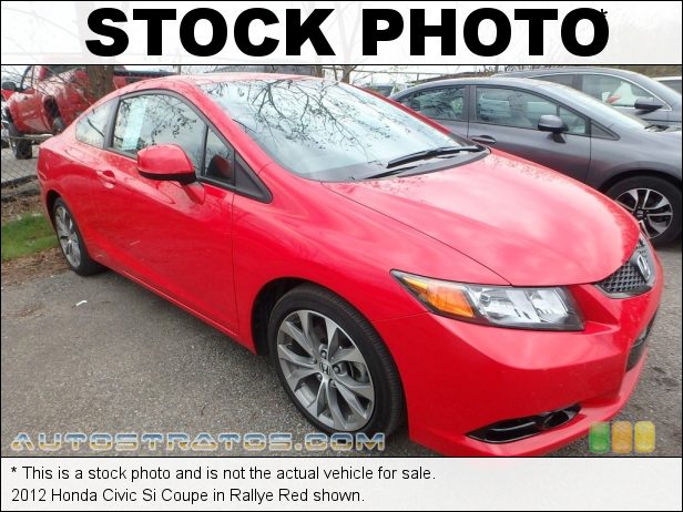 Stock photo for this 2012 Honda Civic Si Coupe 2.4 Liter DOHC 16-Valve i-VTEC 4 Cylinder 6 Speed Manual