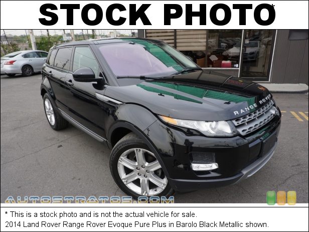 Stock photo for this 2014 Land Rover Range Rover Evoque Pure Plus 2.0 Liter DI Turbocharged DOHC 16-Valve VVT 4 Cylinder 9 Speed ZF Automatic