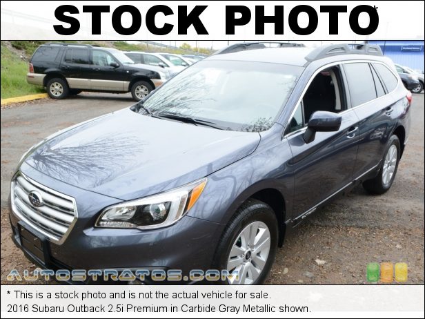 Stock photo for this 2016 Subaru Outback 2.5i Premium 2.5 Liter DOHC 16-Valve VVT Flat 4 Cylinder Lineartronic CVT Automatic