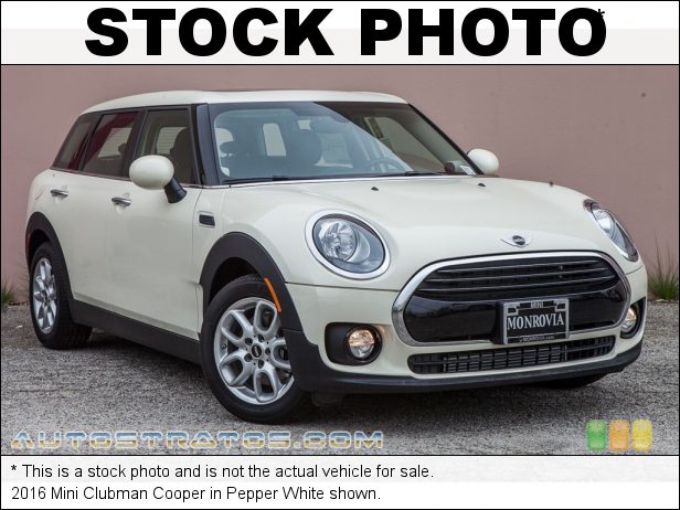 Stock photo for this 2016 Mini Clubman Cooper 1.5 Liter TwinPower Turbocharged DOHC 12-Valve VVT 3 Cylinder 6 Speed Automatic