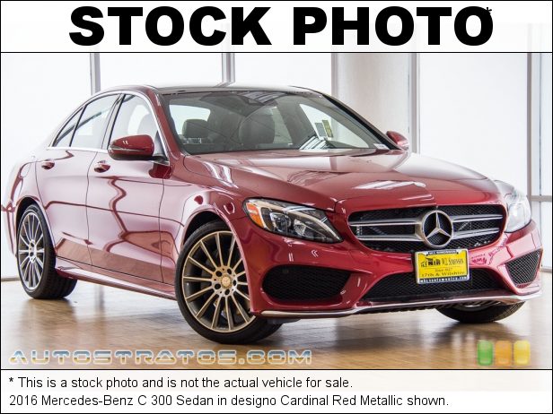 Stock photo for this 2016 Mercedes-Benz C 300 Sedan 2.0 Liter DI Turbocharged DOHC 16-Valve VVT 4 Cylinder 7 Speed Automatic