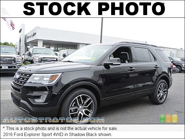 Stock photo for this 2016 Ford Explorer Sport 4WD 3.5 Liter EcoBoost DI Twin-Turbocharged DOHC 24-Valve V6 6 Speed SelectShift Automatic
