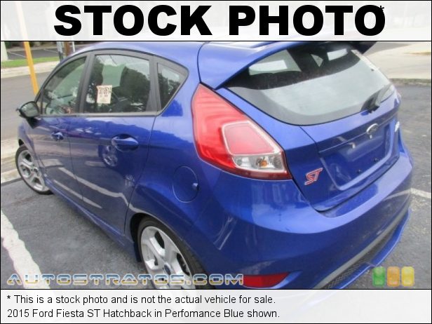 Stock photo for this 2015 Ford Fiesta ST Hatchback 1.6 Liter Ecoboost DI Turbocharged DOHC 16-Valve Ti-VCT 4 Cylind 6 Speed Manual
