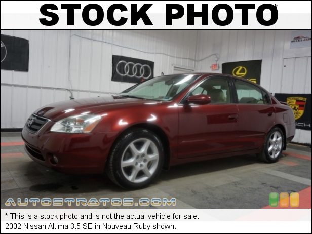 Stock photo for this 2002 Nissan Altima 3.5 SE 3.5 Liter DOHC 24-Valve V6 4 Speed Automatic