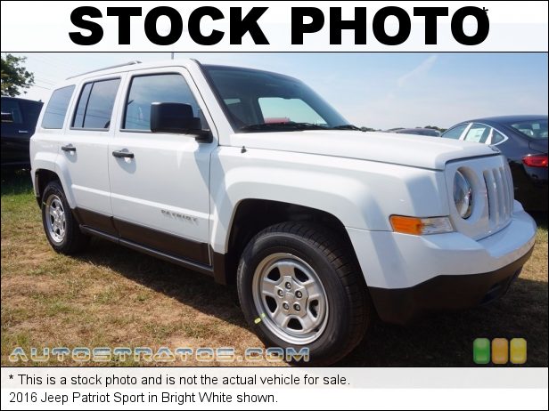 Stock photo for this 2016 Jeep Patriot Sport 2.0 Liter DOHC 16-Valve VVT 4 Cylinder 5 Speed Manual