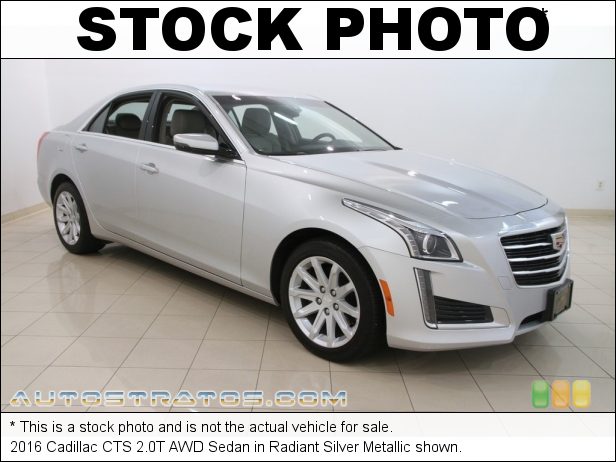 Stock photo for this 2016 Cadillac CTS 2.0T AWD Sedan 2.0 Liter DI Turbocharged DOHC 16-Valve VVT 4 Cylinder 8 Speed Automatic