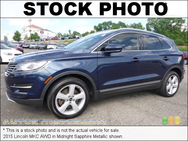 Stock photo for this 2015 Lincoln MKC AWD 2.0 Liter DI Turbocharged DOHC 16-Valve Ti-VCT EcoBoost 4 Cylind 6 Speed SelectShift Automatic