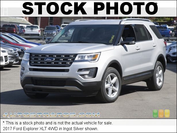 Stock photo for this 2017 Ford Explorer XLT 4WD 3.5 Liter DOHC 24-Valve TiVCT V6 6 Speed SelectShift Automatic