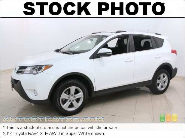Stock photo for this 2014 Toyota RAV4 XLE AWD 2.5 Liter DOHC 16-Valve Dual VVT-i 4 Cylinder 6 Speed ECT-i Automatic