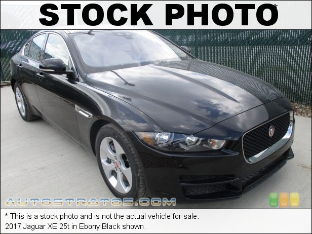 Stock photo for this 2017 Jaguar XE 25t 2.0 Liter Turbocharged DOHC 16-Valve VVT 4 Cylinder 8 Speed Automatic