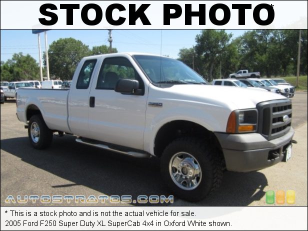 Stock photo for this 2005 Ford F250 Super Duty XL SuperCab 4x4 5.4 Liter SOHC 24 Valve Triton V8 6 Speed Manual
