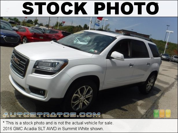 Stock photo for this 2016 GMC Acadia SLT AWD 3.6 Liter DI DOHC 24-Valve VVT V6 6 Speed Automatic
