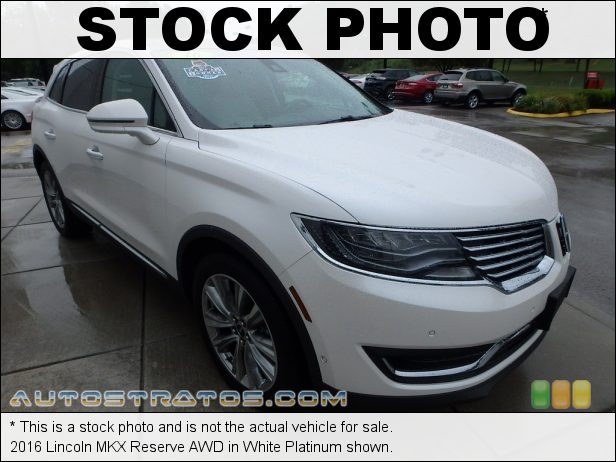 Stock photo for this 2016 Lincoln MKX Reserve AWD 2.7 Liter Turbocharged DOHC 24-Valve EcoBoost V6 6 Speed Automatic