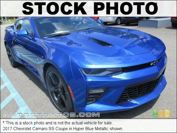 Stock photo for this 2017 Chevrolet Camaro SS Coupe 6.2 Liter DI OHV 16-Valve VVT V8 6 Speed Manual