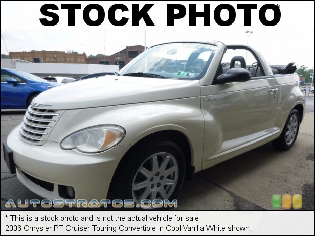 Stock photo for this 2006 Chrysler PT Cruiser Touring Convertible 2.4 Liter DOHC 16 Valve 4 Cylinder 4 Speed Automatic Stock photo for this 2006 Chrysler PT Cruiser Touring Convertible 2.4 Liter DOHC 16 Valve 4 Cylinder 4 Speed Automatic