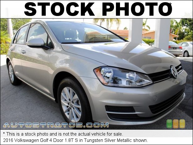 Stock photo for this 2016 Volkswagen Golf Door 1.8T 1.8 Liter Turbocharged TSI DOHC 16-Valve 4 Cylinder 6 Speed Tiptronic Automatic