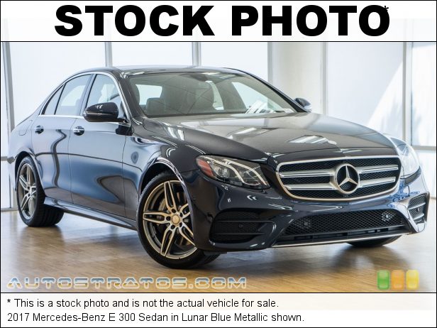 Stock photo for this 2017 Mercedes-Benz E 300 Sedan 2.0 Liter Turbocharged DOHC 16-Valve 4 Cylinder 9 Speed Automatic