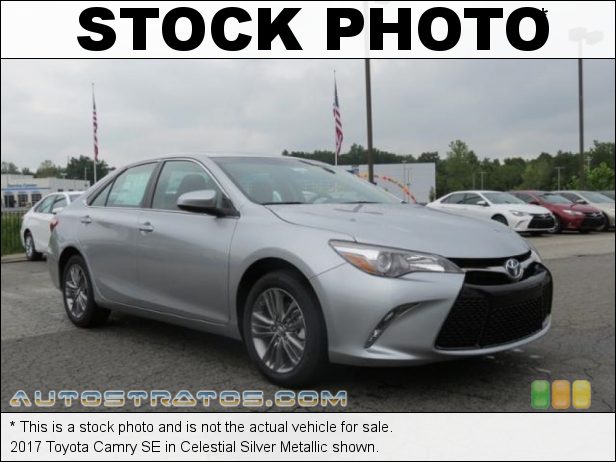 Stock photo for this 2017 Toyota Camry SE 2.5 Liter DOHC 16-Valve Dual VVT-i 4 Cylinder 6 Speed ECT-i Automatic