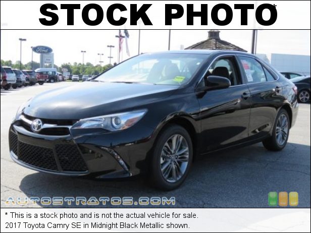 Stock photo for this 2017 Toyota Camry SE 2.5 Liter DOHC 16-Valve Dual VVT-i 4 Cylinder 6 Speed ECT-i Automatic