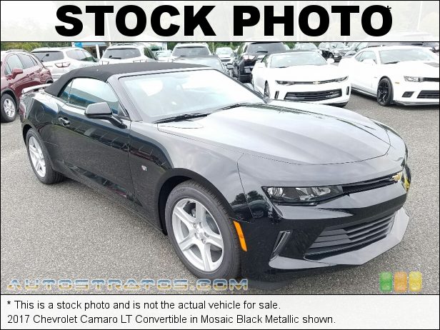 Stock photo for this 2017 Chevrolet Camaro LT Convertible 2.0 Liter Turbocharged DOHC 16-Valve VVT 4 Cylinder 8 Speed Automatic