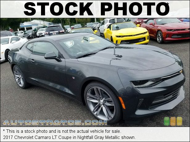 Stock photo for this 2017 Chevrolet Camaro LT Coupe 3.6 Liter DI DOHC 24-Valve VVT V6 8 Speed Automatic