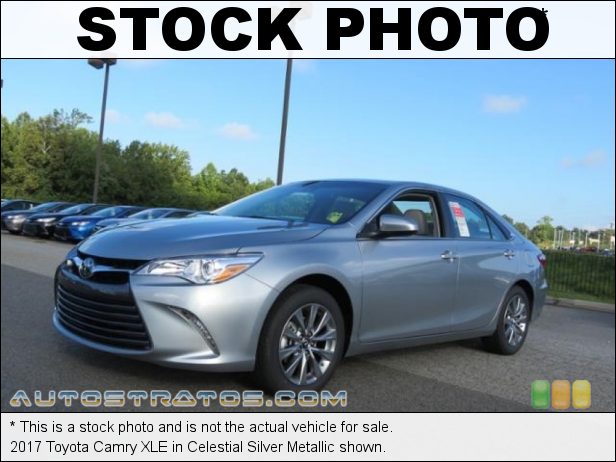 Stock photo for this 2017 Toyota Camry XLE 2.5 Liter DOHC 16-Valve Dual VVT-i 4 Cylinder 6 Speed ECT-i Automatic
