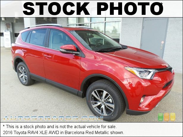 Stock photo for this 2016 Toyota RAV4 XLE 2.5 Liter DOHC 16-Valve Dual VVT-i 4 Cylinder 6 Speed ECT-i Automatic