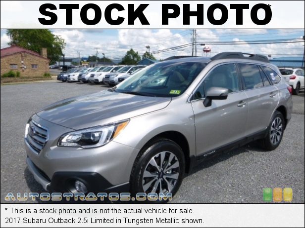 Stock photo for this 2017 Subaru Outback 2.5i Limited 2.5 Liter DOHC 16-Valve VVT Flat 4 Cylinder Lineartronic CVT Automatic