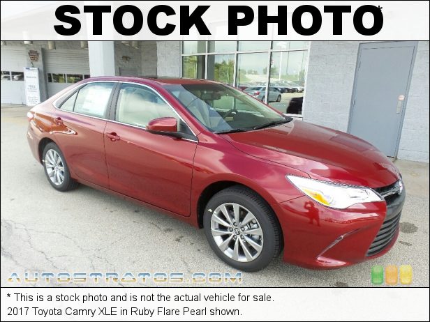 Stock photo for this 2017 Toyota Camry XLE 2.5 Liter DOHC 16-Valve Dual VVT-i 4 Cylinder 6 Speed ECT-i Automatic