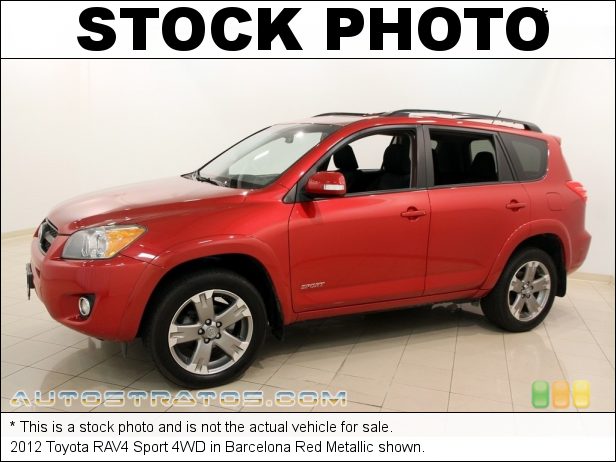 Stock photo for this 2012 Toyota RAV4 Sport 4WD 2.5 Liter DOHC 16-Valve Dual VVT-i 4 Cylinder 4 Speed ECT-i Automatic