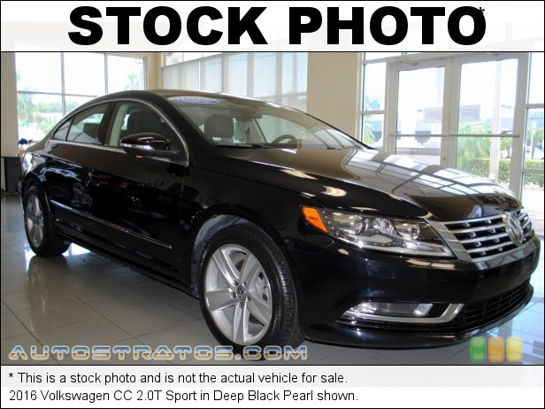 Stock photo for this 2016 Volkswagen CC 2.0T Sport 2.0 Liter Turbocharged FSI DOHC 16-Valve VVT 4 Cylinder 6 Speed DSG Automatic