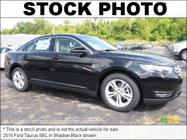 Stock photo for this 2016 Ford Taurus SEL 3.5 Liter DOHC 24-Valve Ti-VCT V6 6 Speed SelectShift Automatic