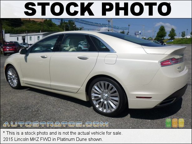Stock photo for this 2015 Lincoln MKZ FWD 3.7 Liter DOHC 24-Valve TI-VCT V6 6 Speed SelectShift Automatic