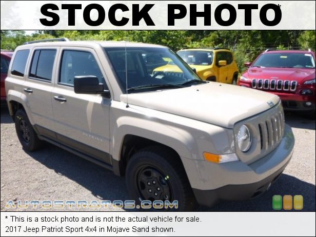Stock photo for this 2017 Jeep Patriot Sport 4x4 2.4 Liter DOHC 16-Valve VVT 4 Cylinder 5 Speed Manual