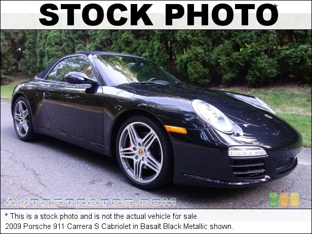 Stock photo for this 2009 Porsche 911 Carrera Cabriolet 3.8 Liter DOHC 24V VarioCam DFI Flat 6 Cylinder 6 Speed Manual