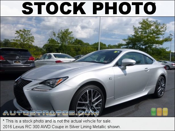 Stock photo for this 2016 Lexus RC 300 AWD Coupe 3.5 Liter DOHC 24-Valve VVT-i V6 6 Speed Automatic