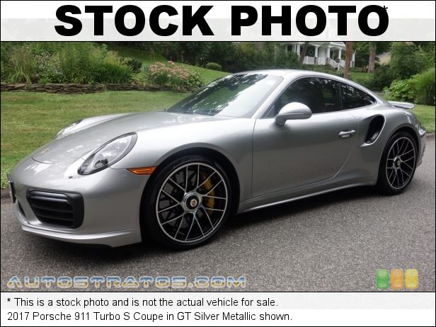 Stock photo for this 2017 Porsche 911 Turbo S Coupe 3.8 Liter DFI Twin-Turbocharged DOHC 24-Valve Variocam Plus Horz 7 Speed PDK Automatic