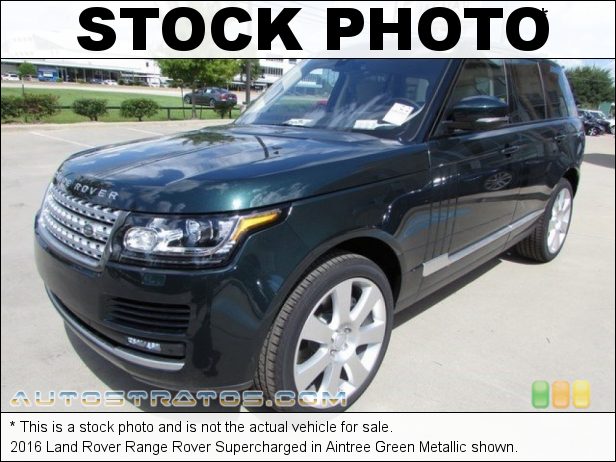 Stock photo for this 2016 Land Rover Range Rover Supercharged 5.0 Liter Supercharged DOHC 32-Valve V8 8 Speed Automatic