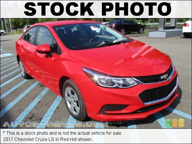 Stock photo for this 2017 Chevrolet Cruze LS 1.4 Liter Turbocharged DOHC 16-Valve CVVT 4 Cylinder 6 Speed Automatic